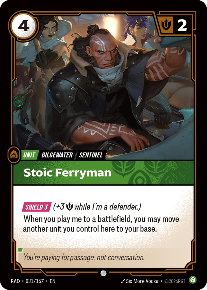 Stoic Ferryman · RAD 031