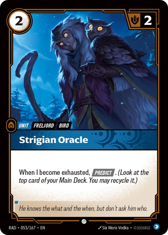 Strigian Oracle · RAD 053