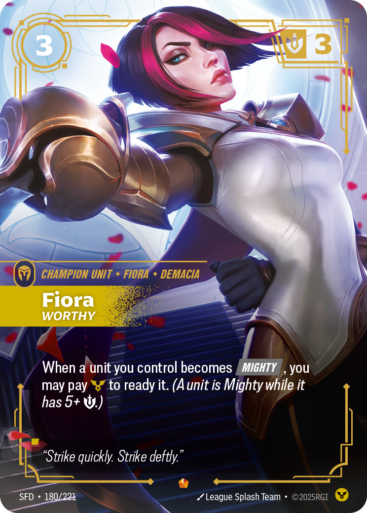 Fiora, Worthy · SFD 180