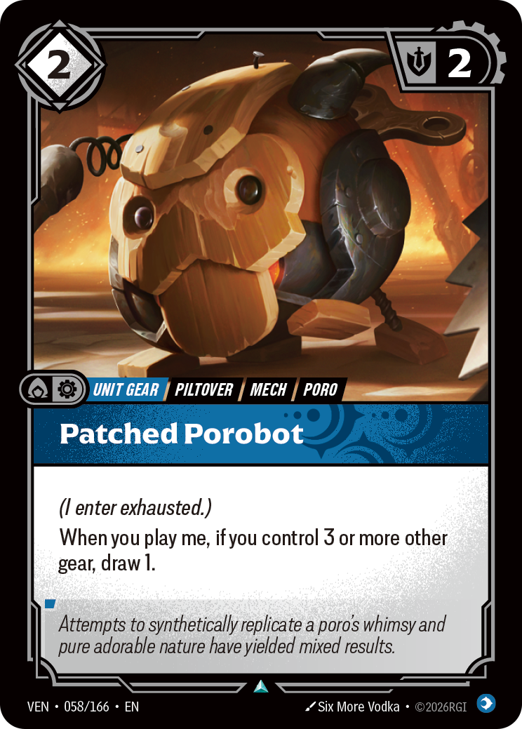 Patched Porobot · VEN 058