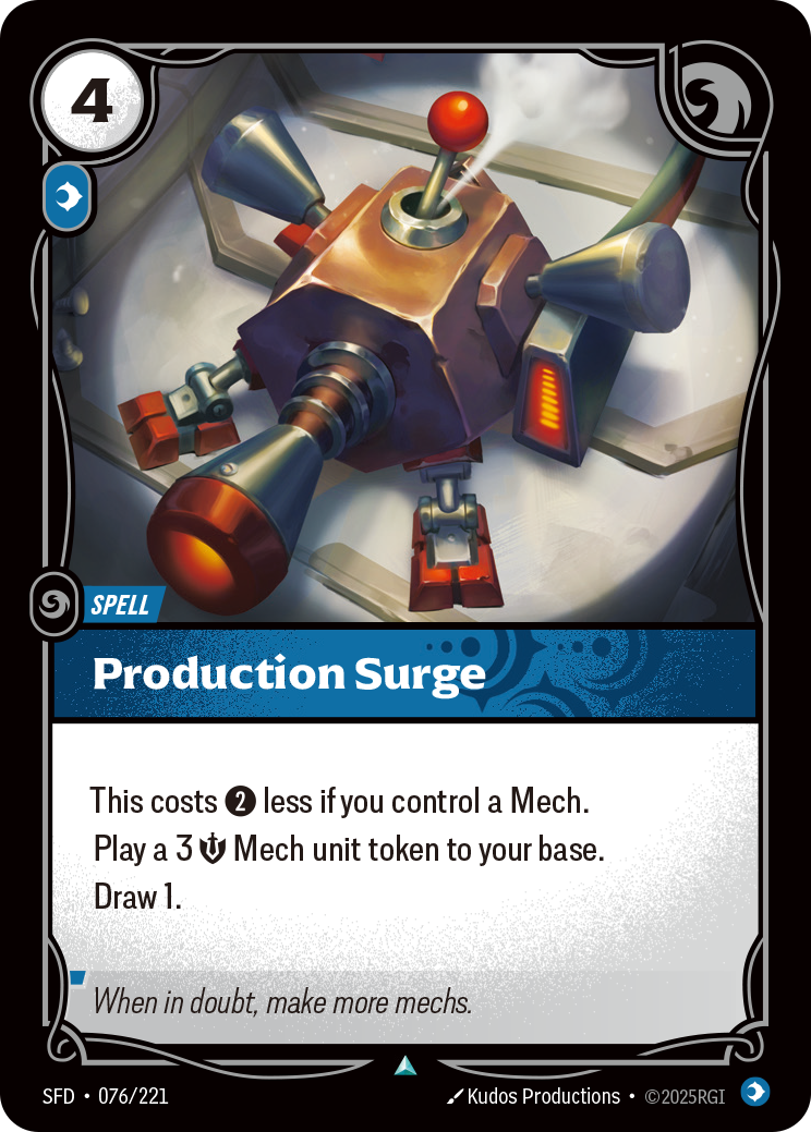 Production Surge · SFD 076