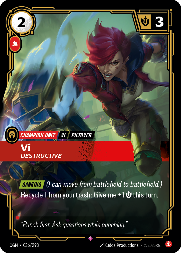 Vi, Destructive · OGN 036