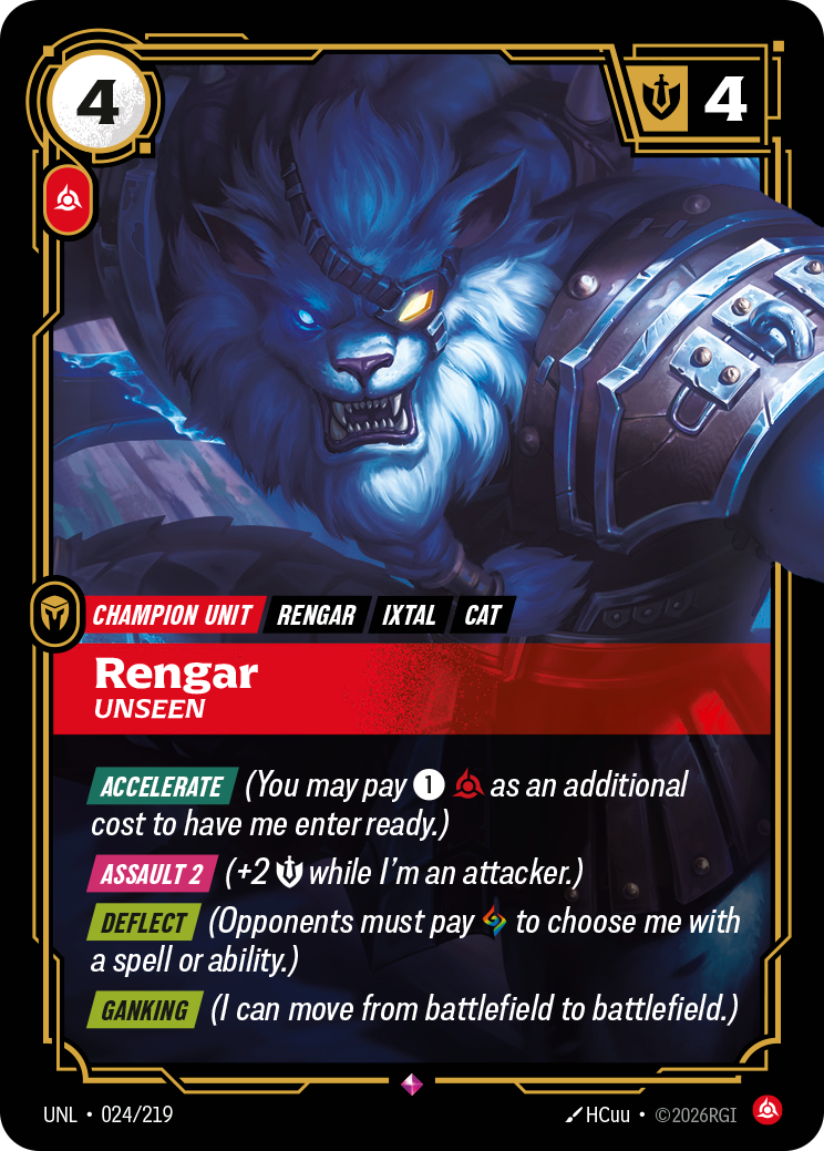 Rengar, Unseen · UNL 024