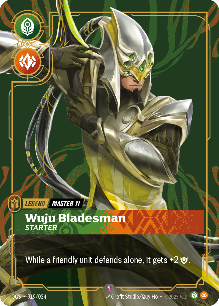 Master Yi, Wuju Bladesman (Starter) · OGS 019