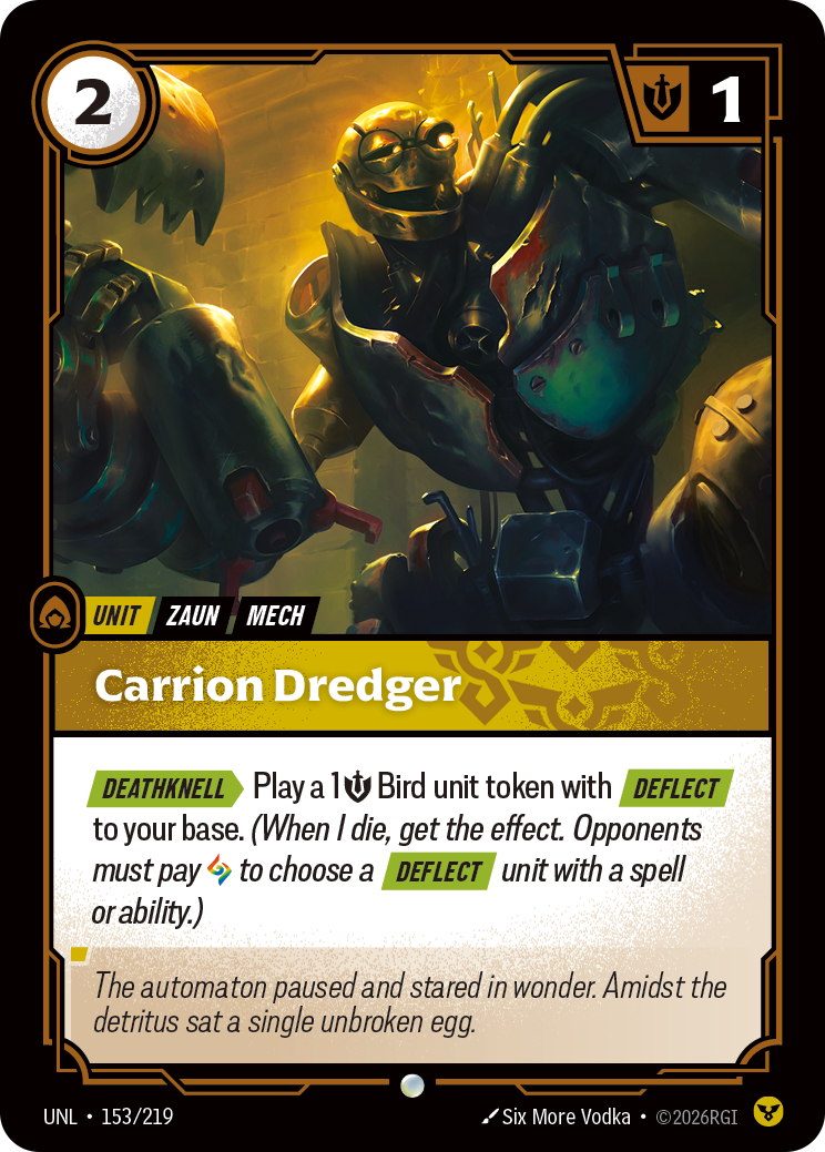 Carrion Dredger · UNL 153