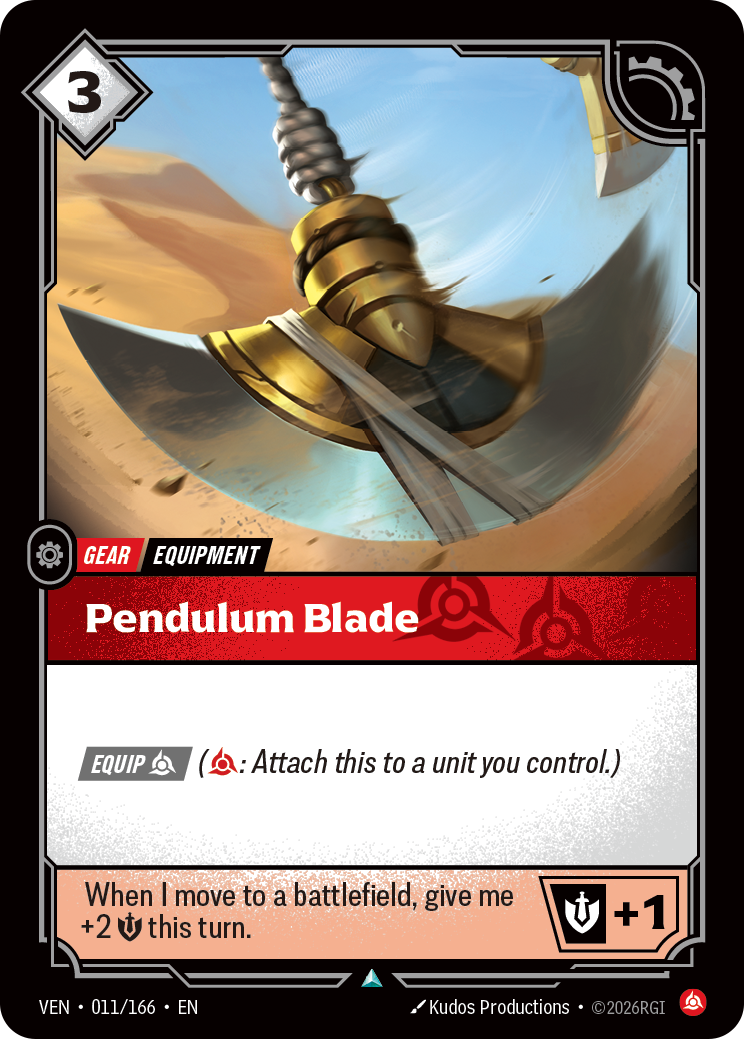 Pendulum Blade · VEN 011