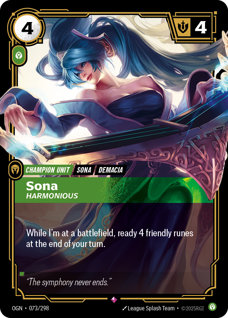 Sona, Harmonious · OGN 073