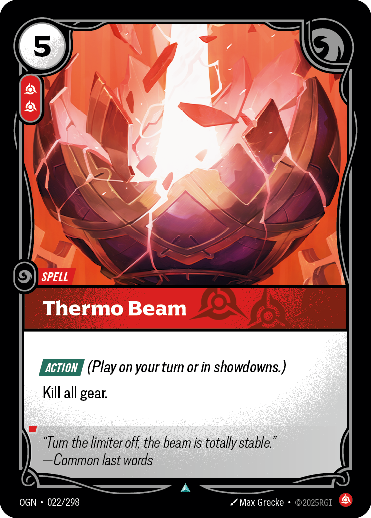 Thermo Beam · OGN 022
