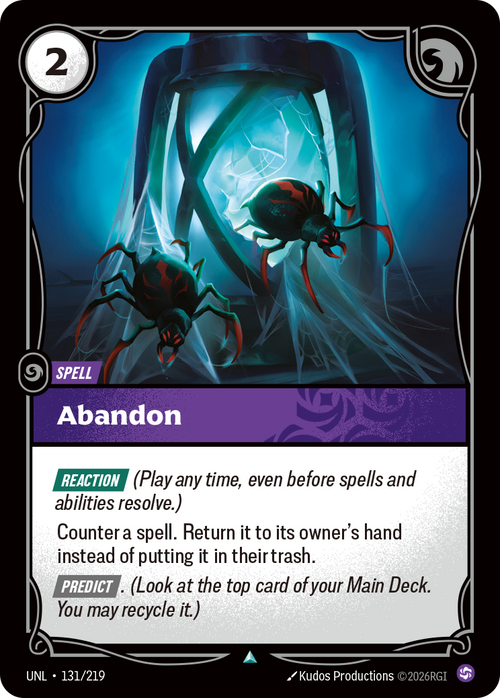 Abandon · UNL 131