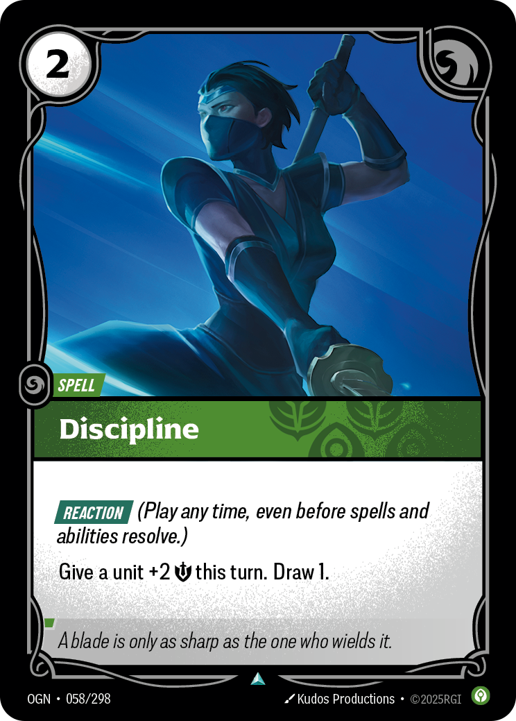 Discipline · OGN 058