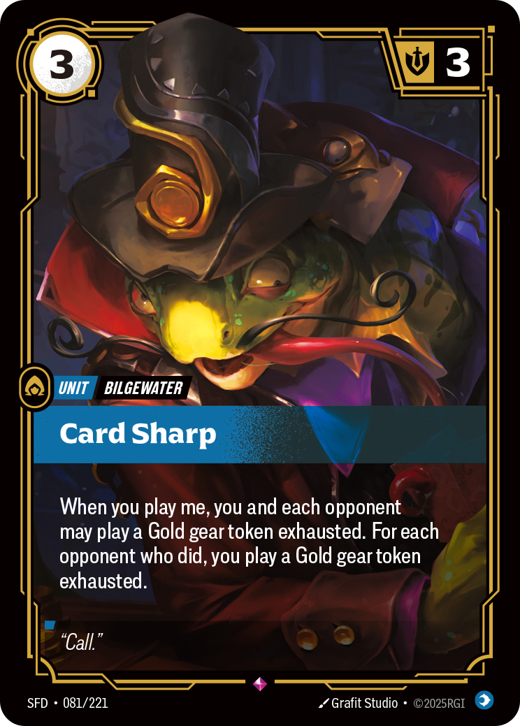 Card Sharp · SFD 081