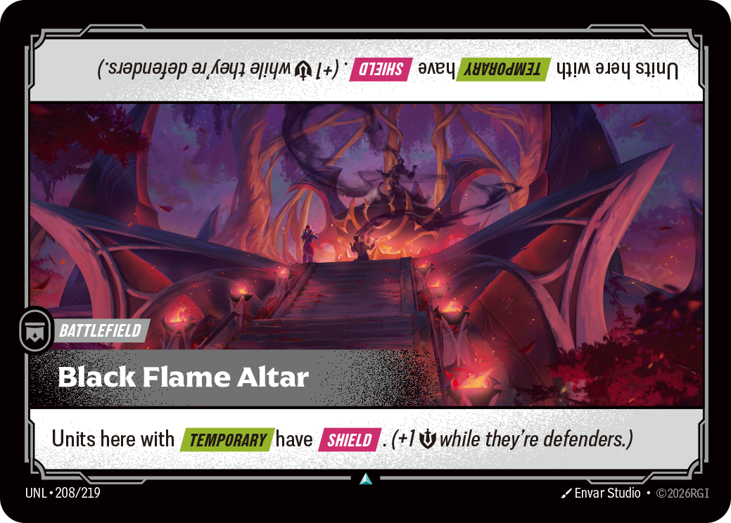 Black Flame Altar · UNL 208