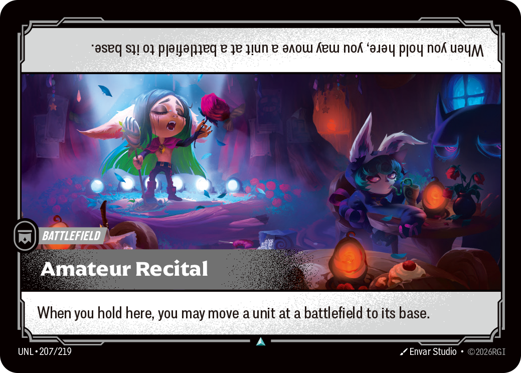 Amateur Recital · UNL 207