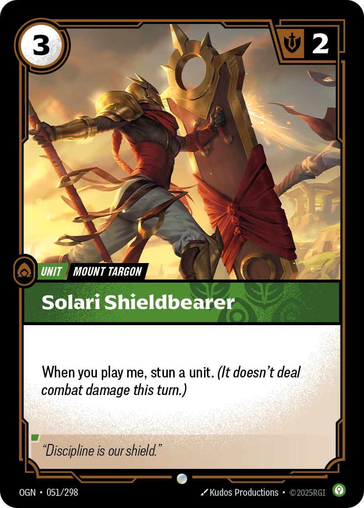 Solari Shieldbearer · OGN 051