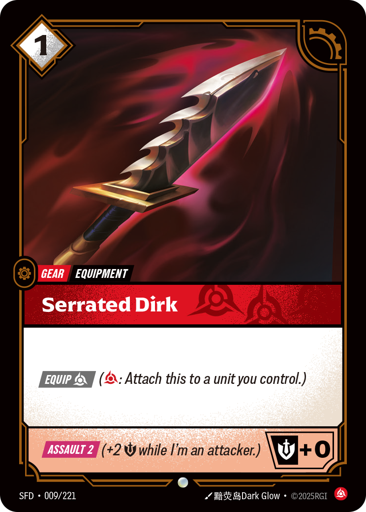 Serrated Dirk · SFD 009