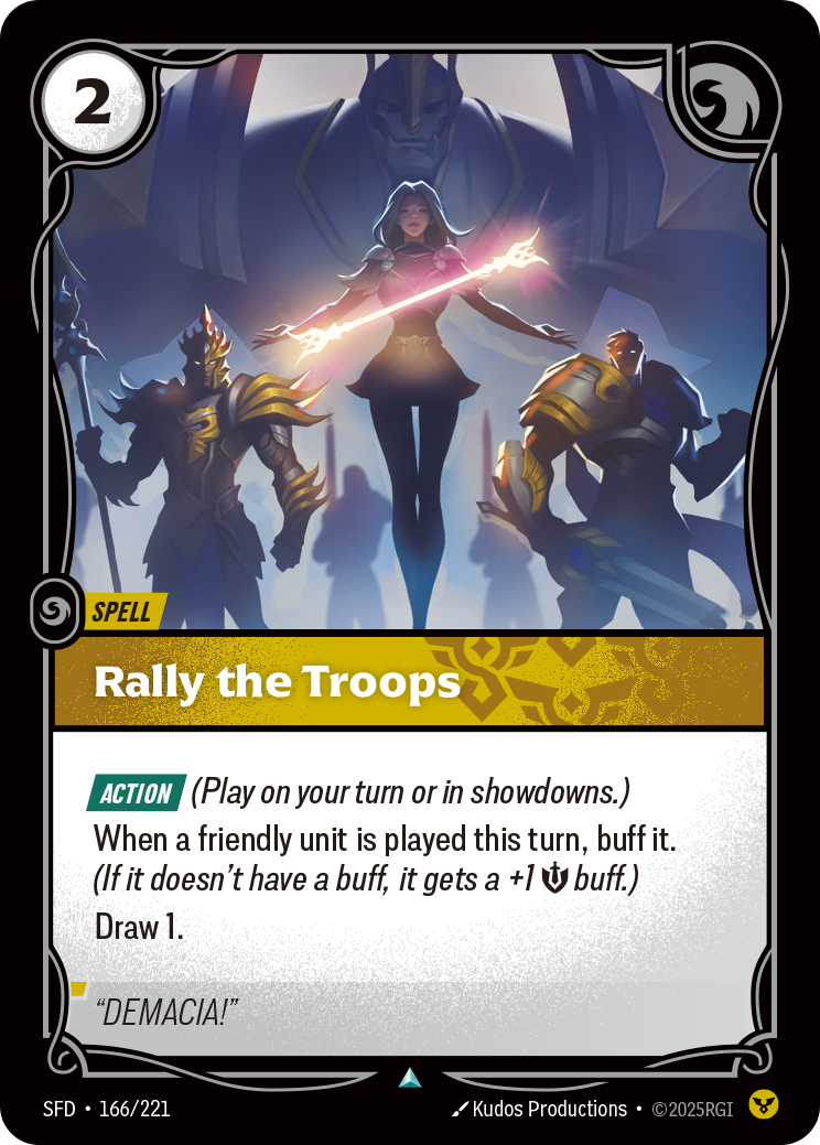 Rally the Troops · SFD 166