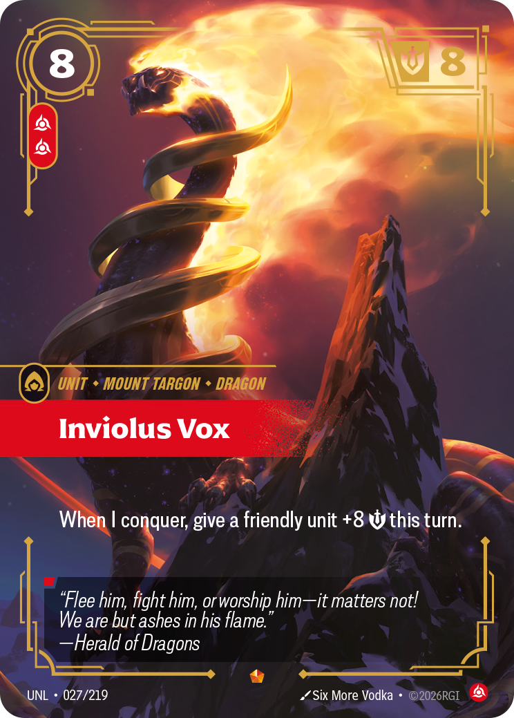 Inviolus Vox · UNL 027