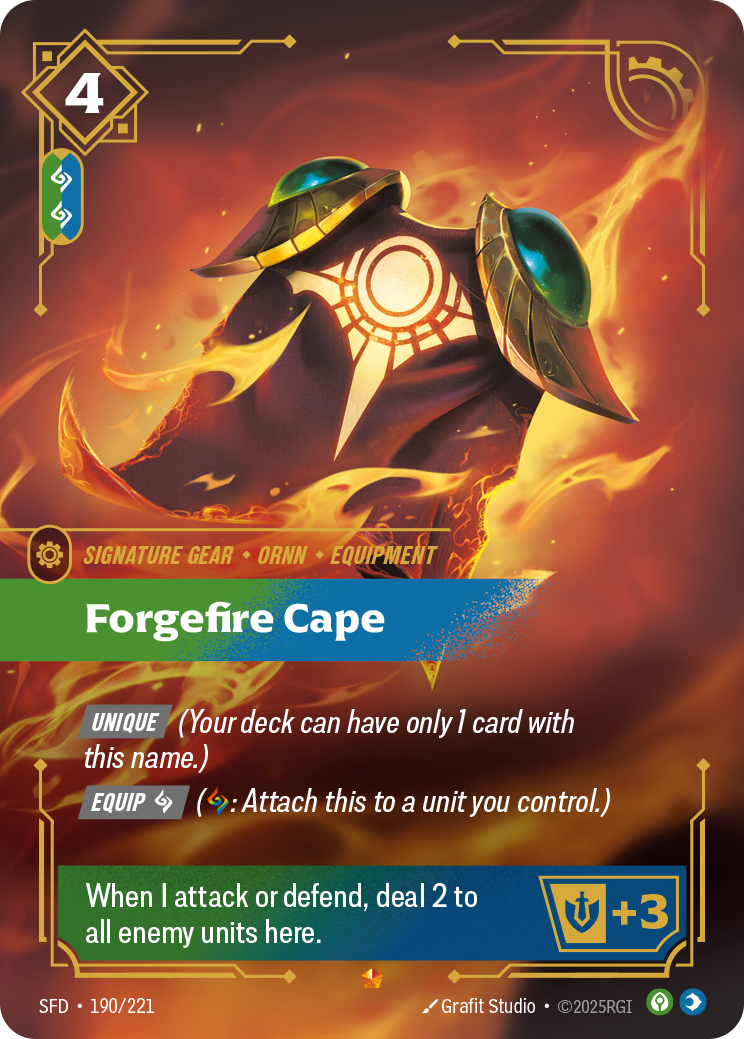 Forgefire Cape · SFD 190