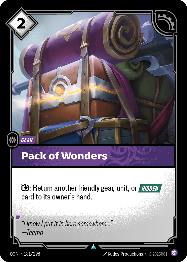 Pack of Wonders · OGN 181