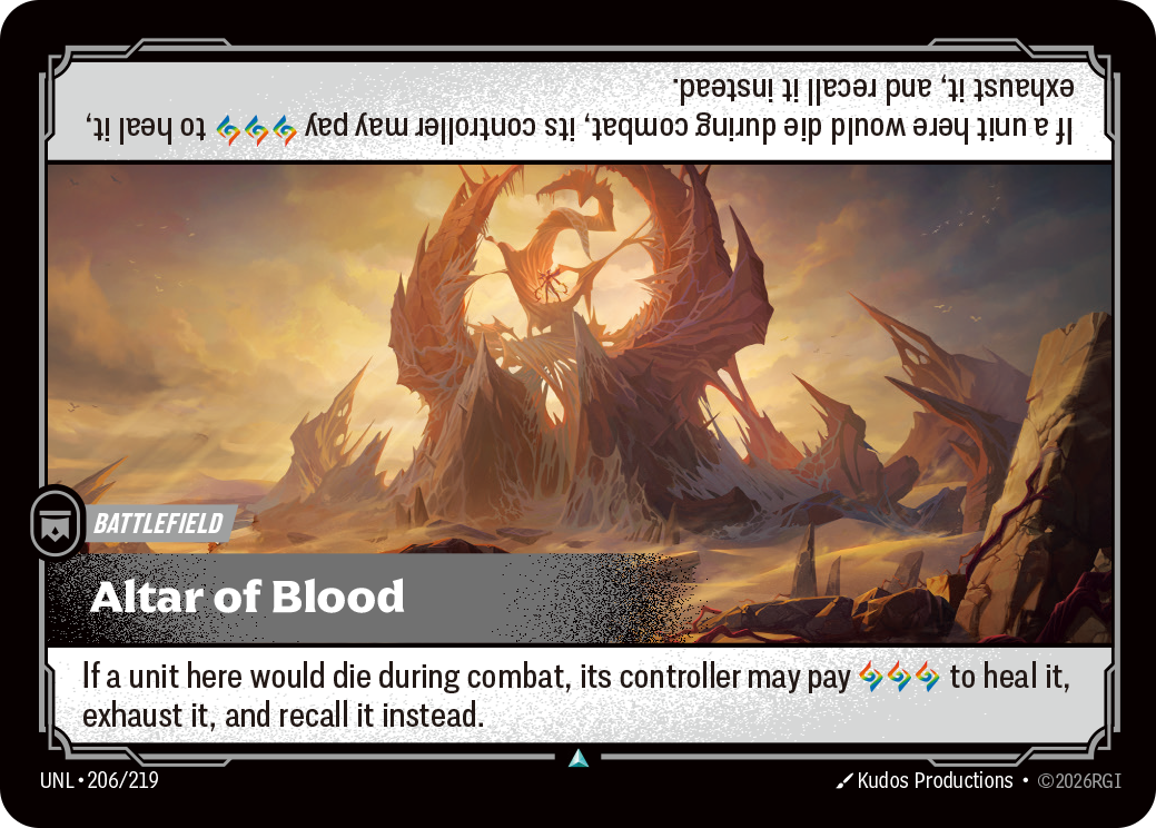 Altar of Blood · UNL 206