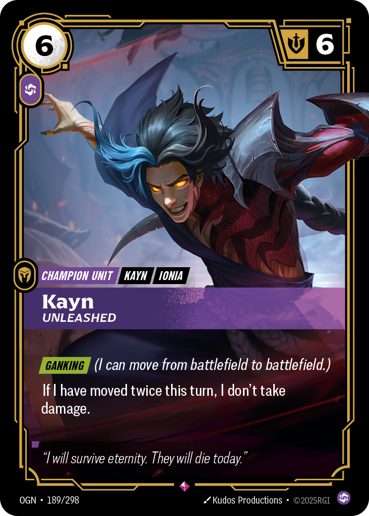 Kayn, Unleashed · OGN 189