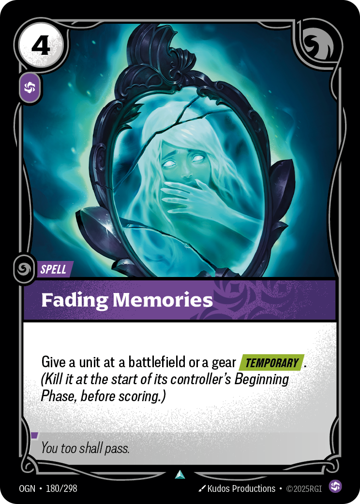 Fading Memories · OGN 180