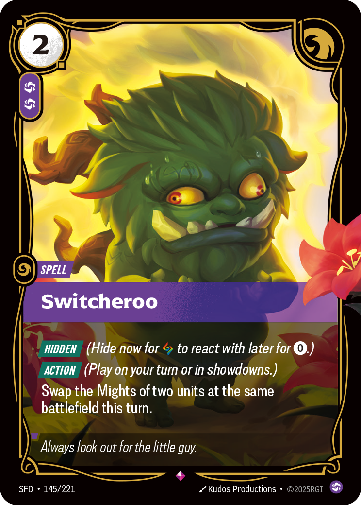 Switcheroo · SFD 145