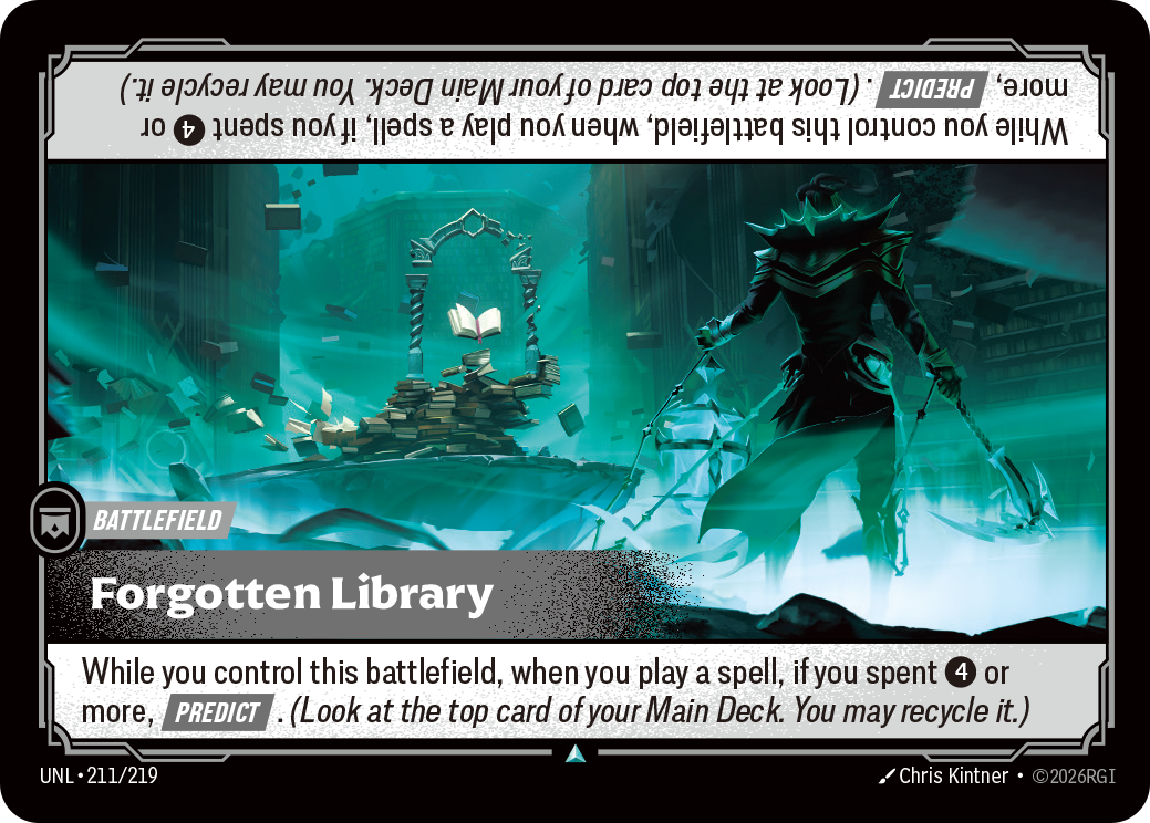 Forgotten Library · UNL 211