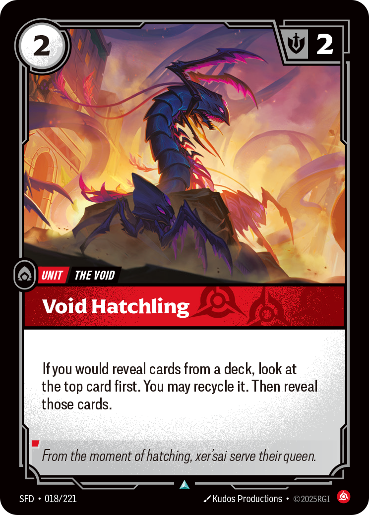 Void Hatchling · SFD 018