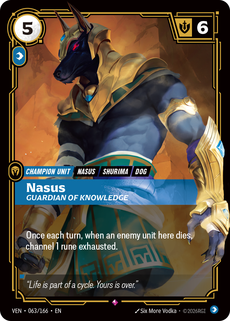 Nasus, Guardian of Knowledge · VEN 063