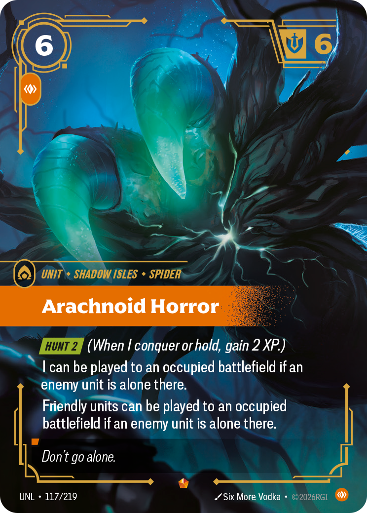 Arachnoid Horror · UNL 117