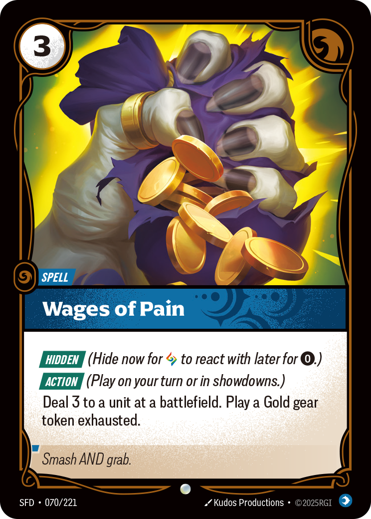 Wages of Pain · SFD 070