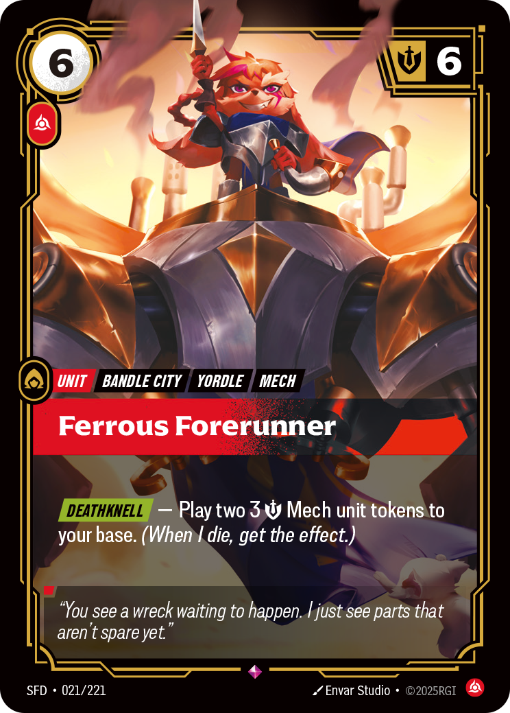 Ferrous Forerunner · SFD 021