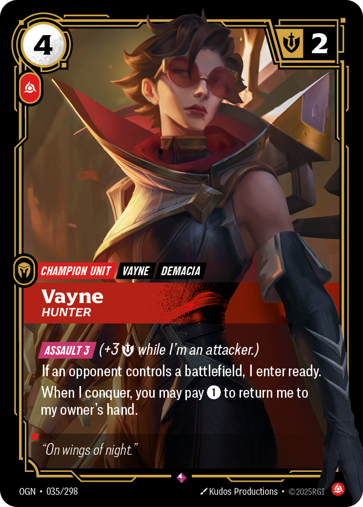 Vayne, Hunter · OGN 035