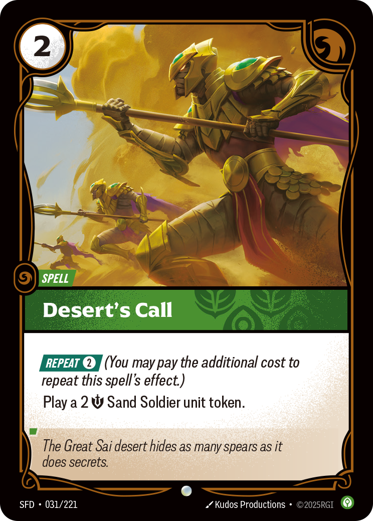 Desert's Call · SFD 031