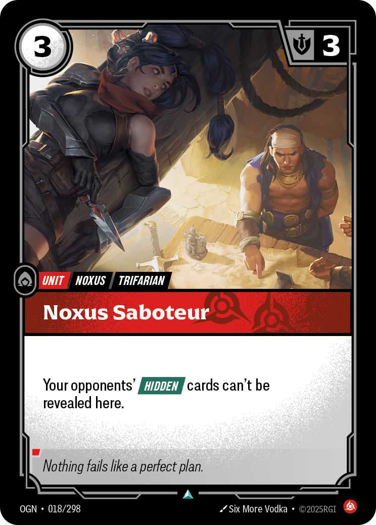 Noxus Saboteur · OGN 018