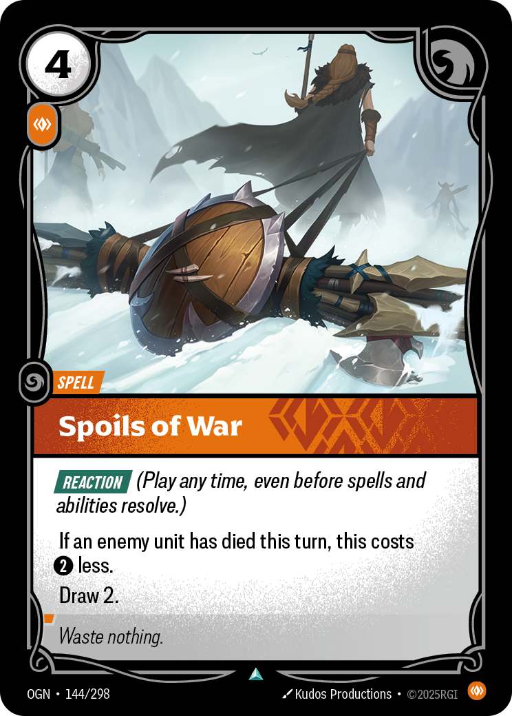 Spoils of War · OGN 144