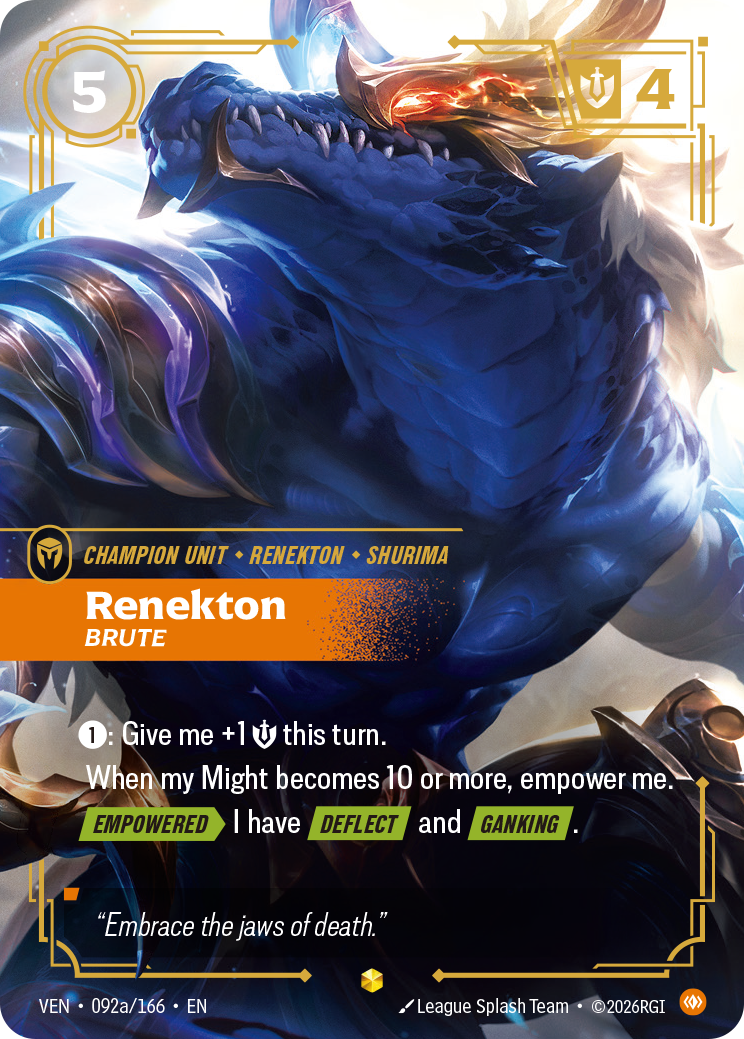 Renekton, Brute (Alternate Art) · VEN 092a