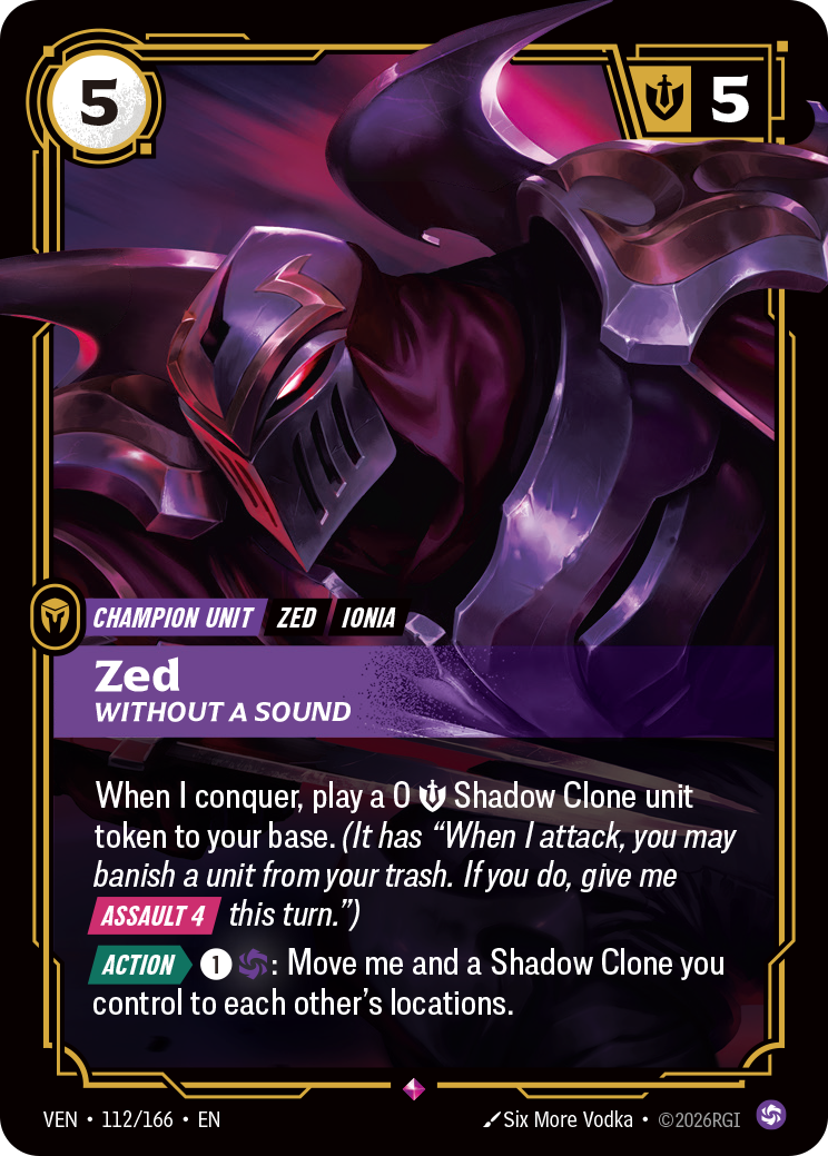 Zed, Without a Sound · VEN 112