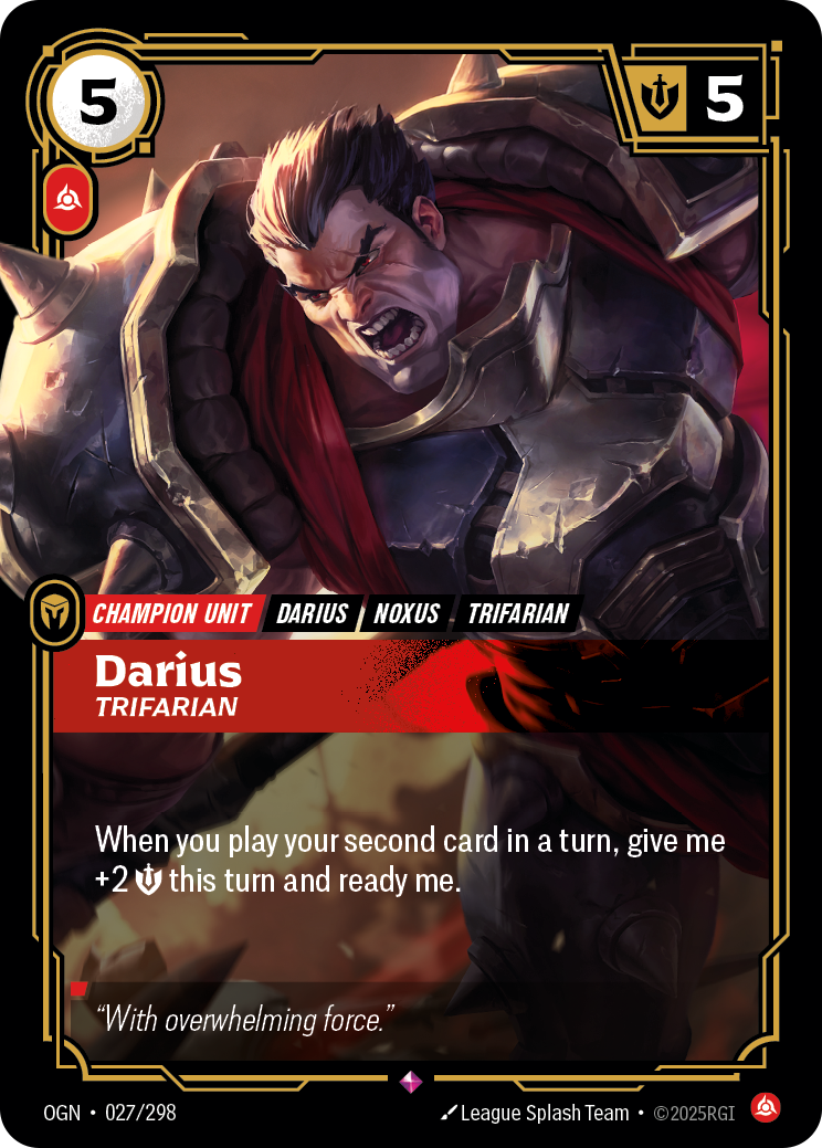 Darius, Trifarian · OGN 027