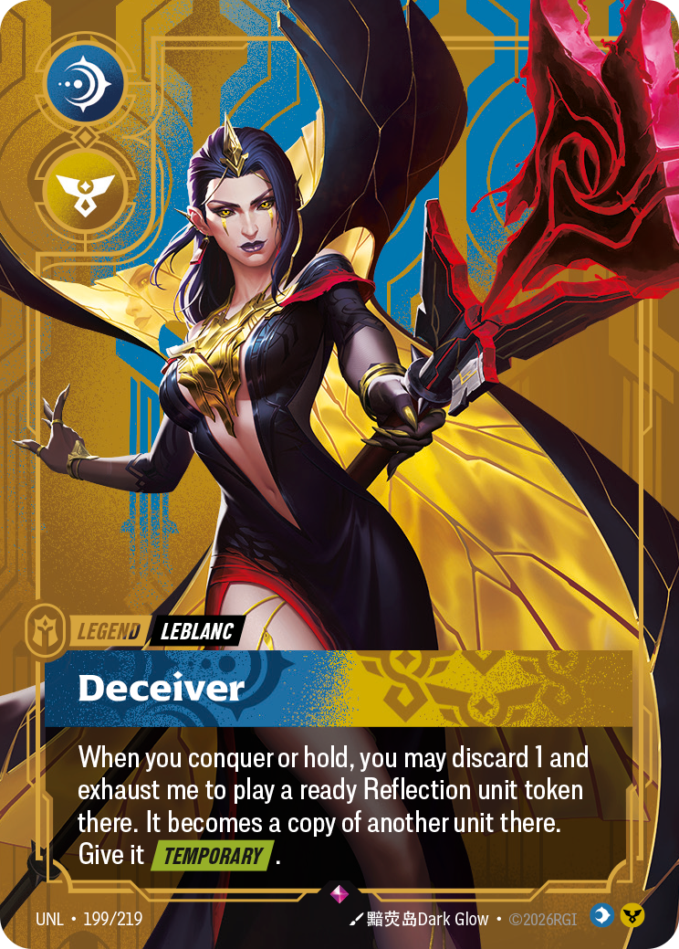 LeBlanc, Deceiver · UNL 199