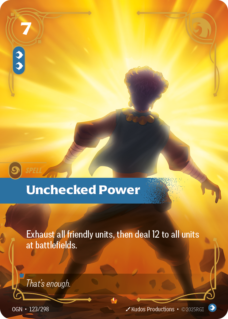 Unchecked Power · OGN 123
