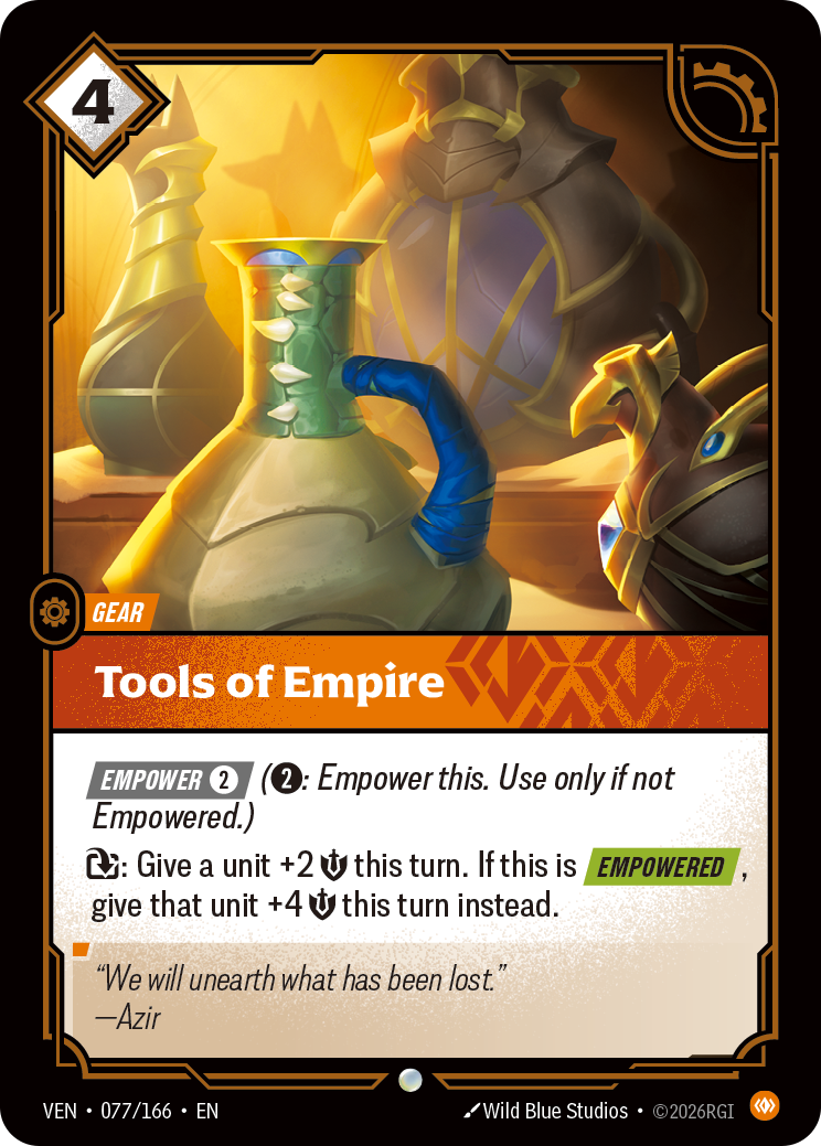 Tools of Empire · VEN 077