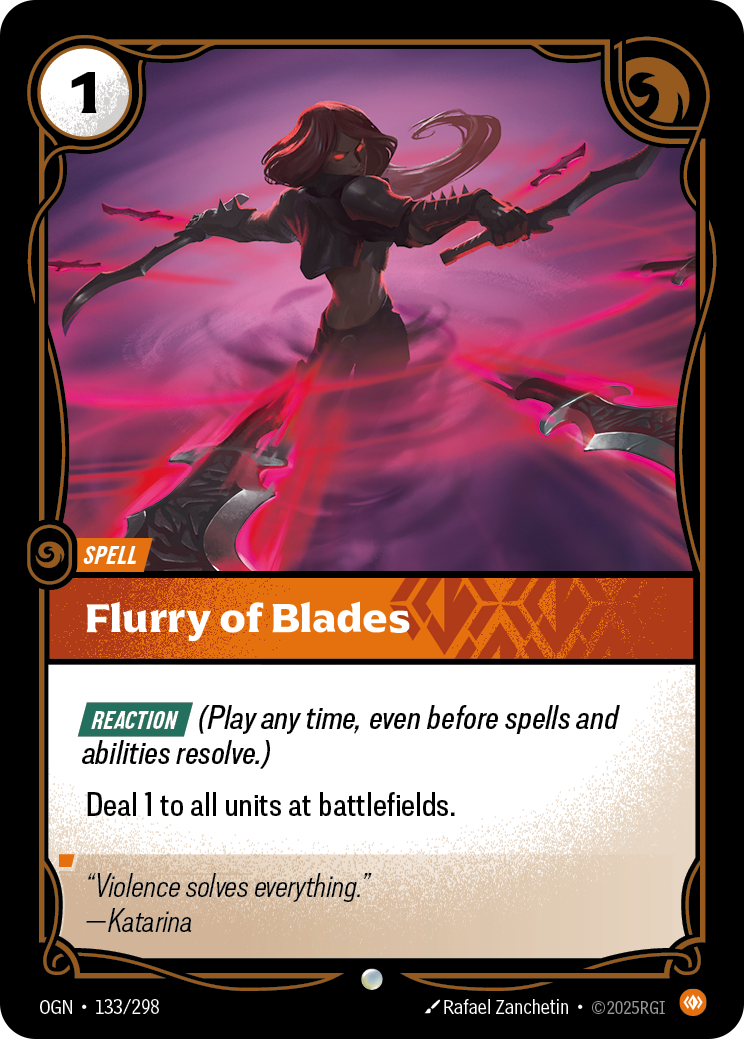 Flurry of Blades · OGN 133