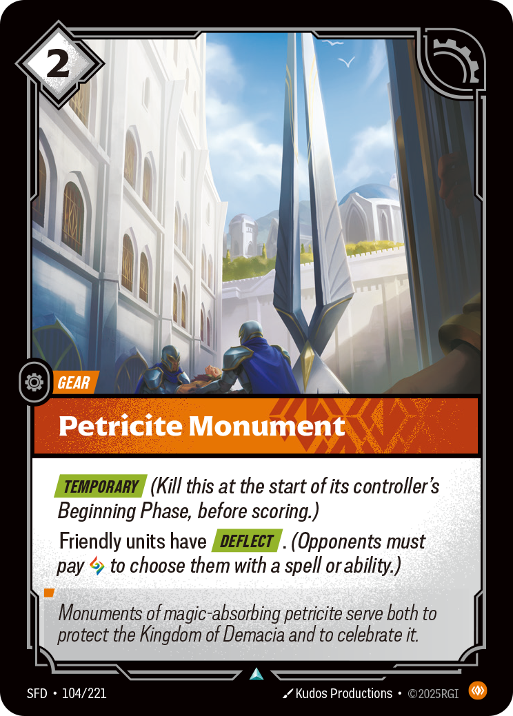 Petricite Monument · SFD 104