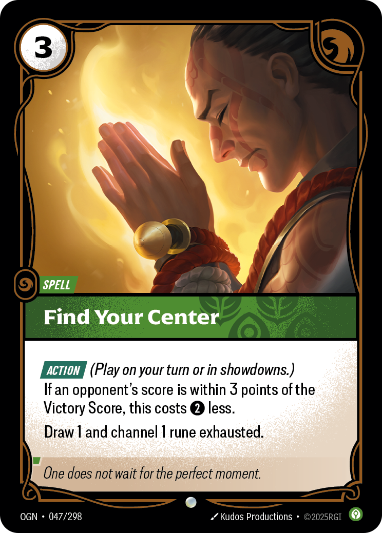 Find Your Center · OGN 047