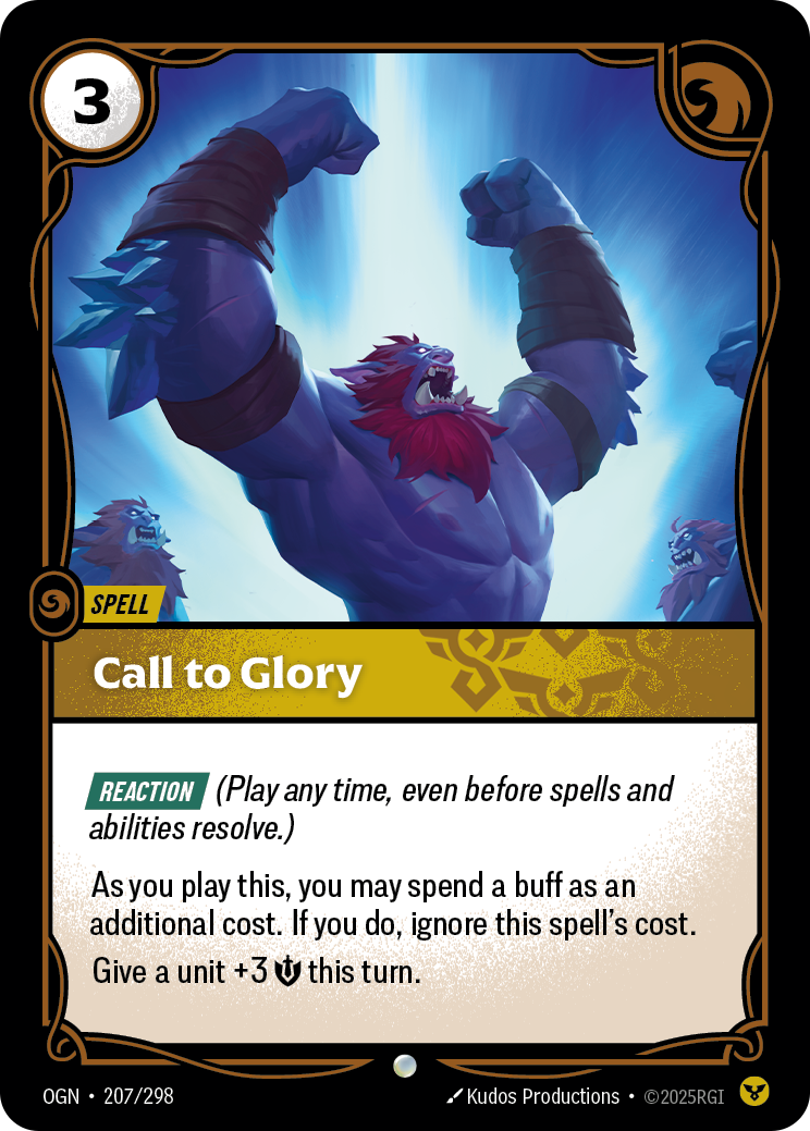 Call to Glory · OGN 207