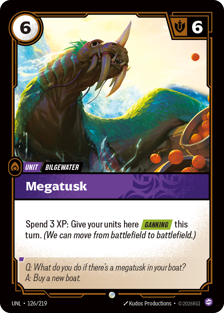 Megatusk · UNL 126