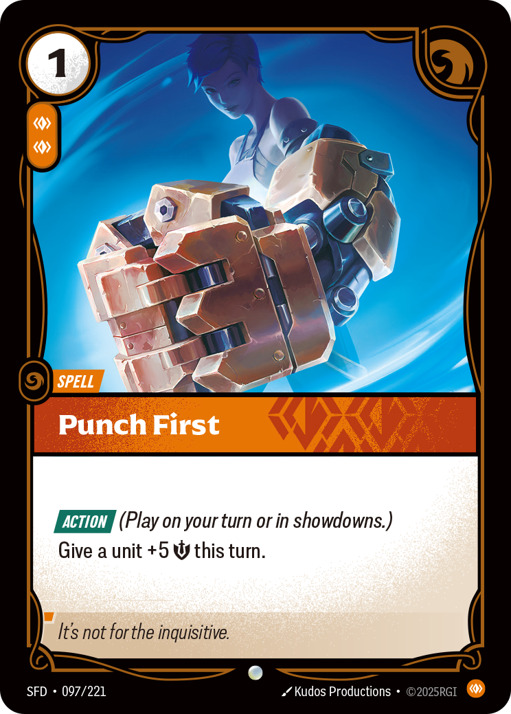 Punch First · SFD 097