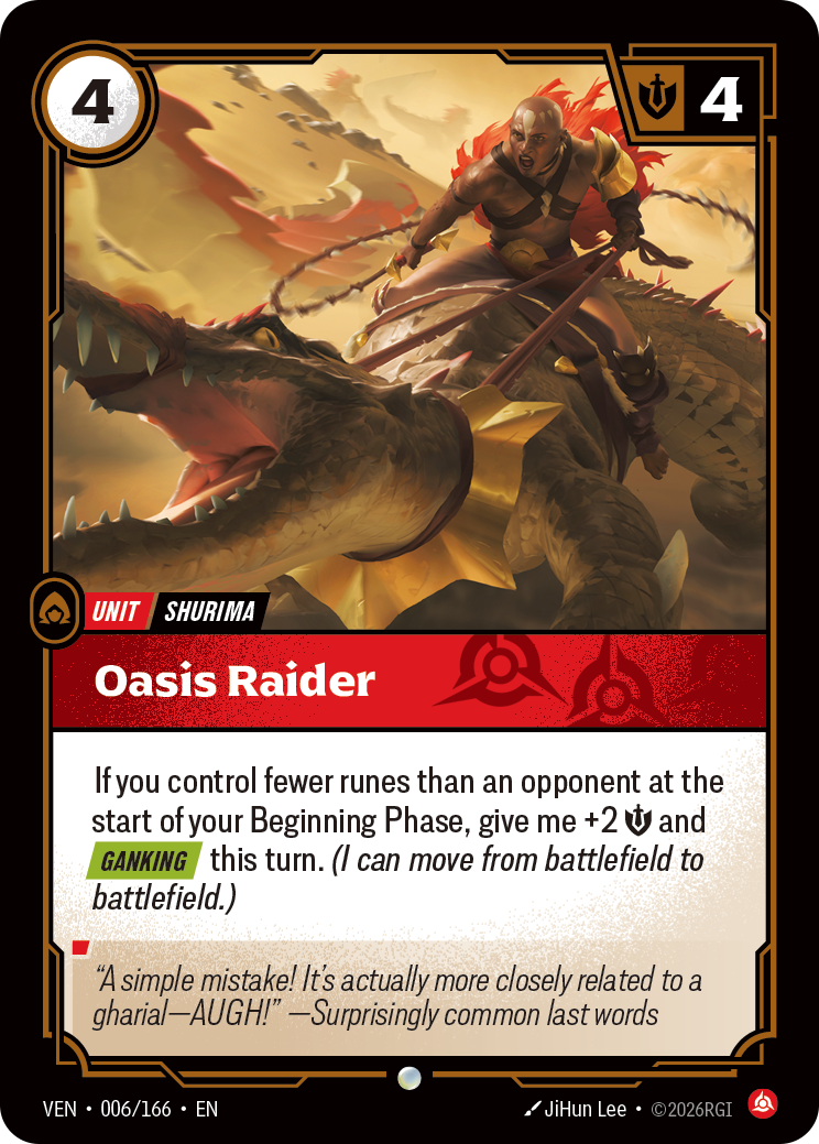 Oasis Raider · VEN 006
